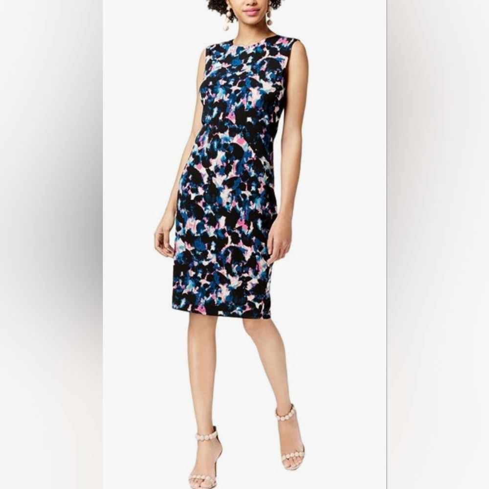NWOT! RACHEL Rachel Roy Backless Tank Dress True Navy Combo Size M